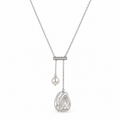 Natural Pearl Drop Necklace in 925 Sterling Silver | TOKYO