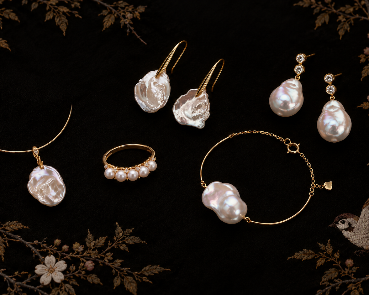 Ayaka Freshwater Pearl Ring — KYOTO Collection