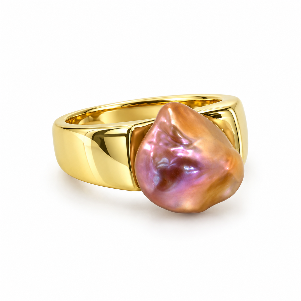 Baroque Pearl Statement Ring | LEXI