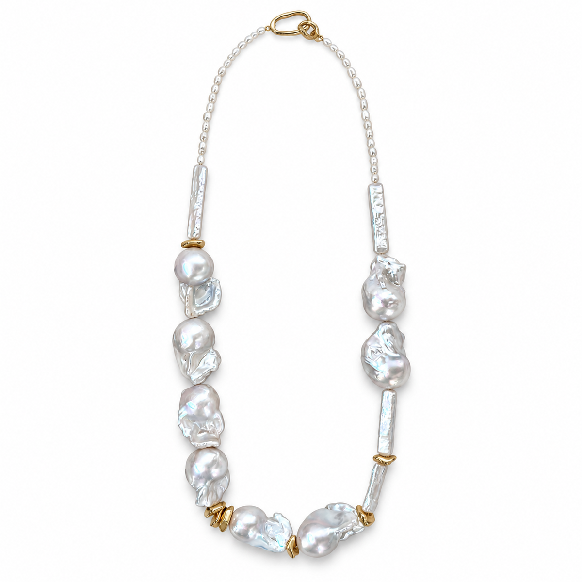 Baroque Pearl Statement Necklace | BELLA