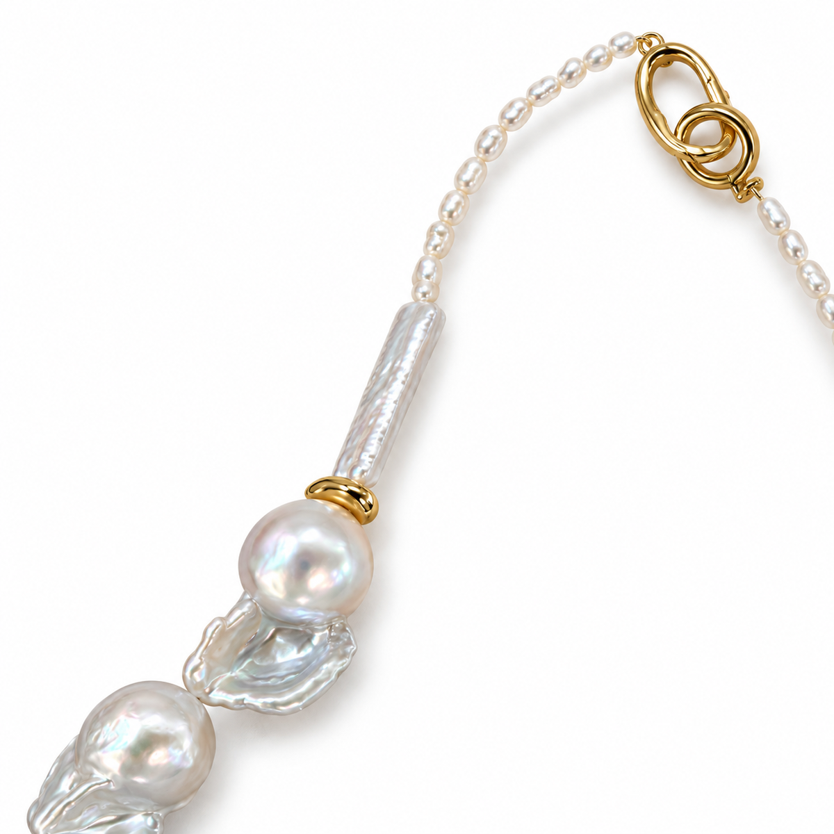 Baroque Pearl Statement Necklace | BELLA
