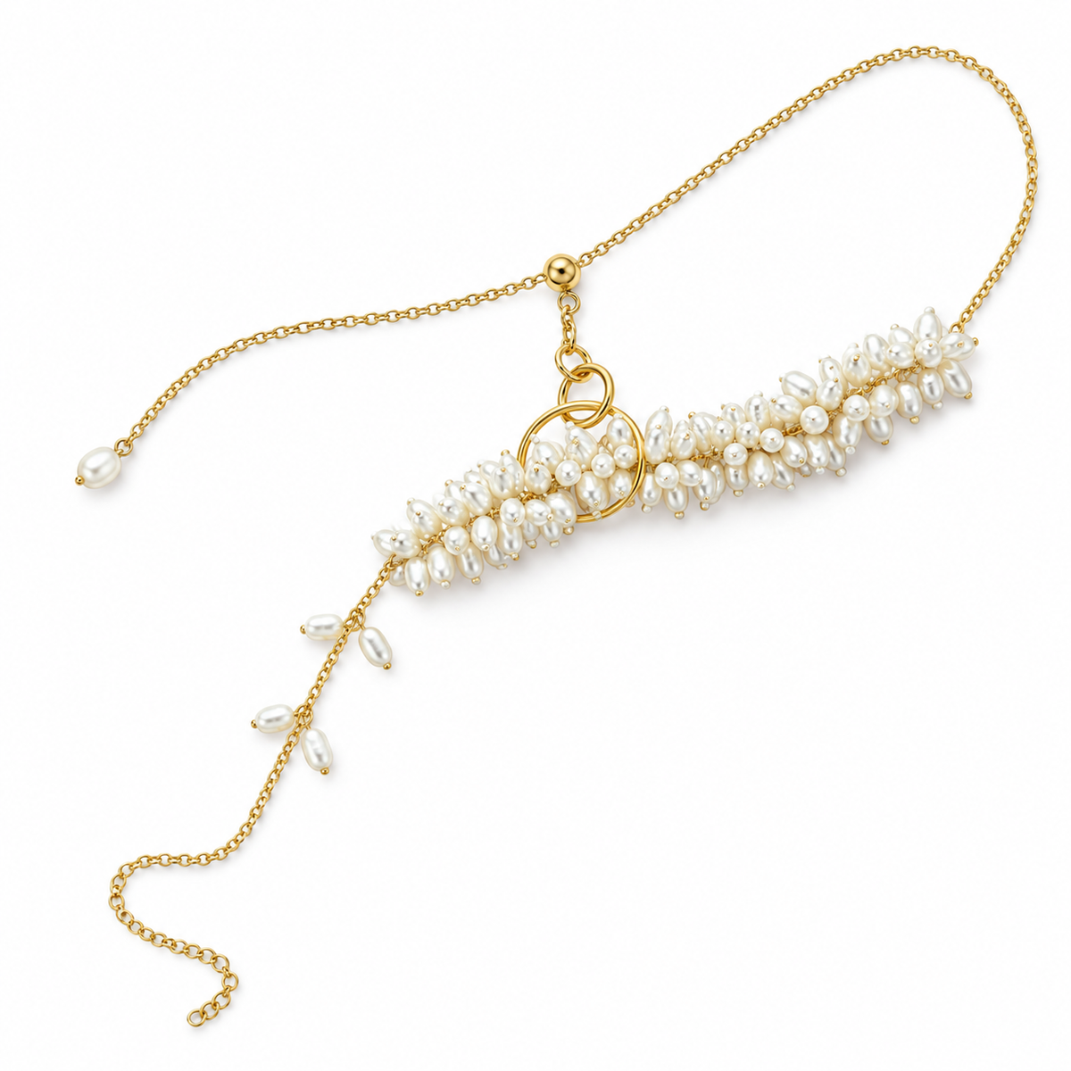Multi-Way Baroque Pearl Cluster Necklace | CEREAL