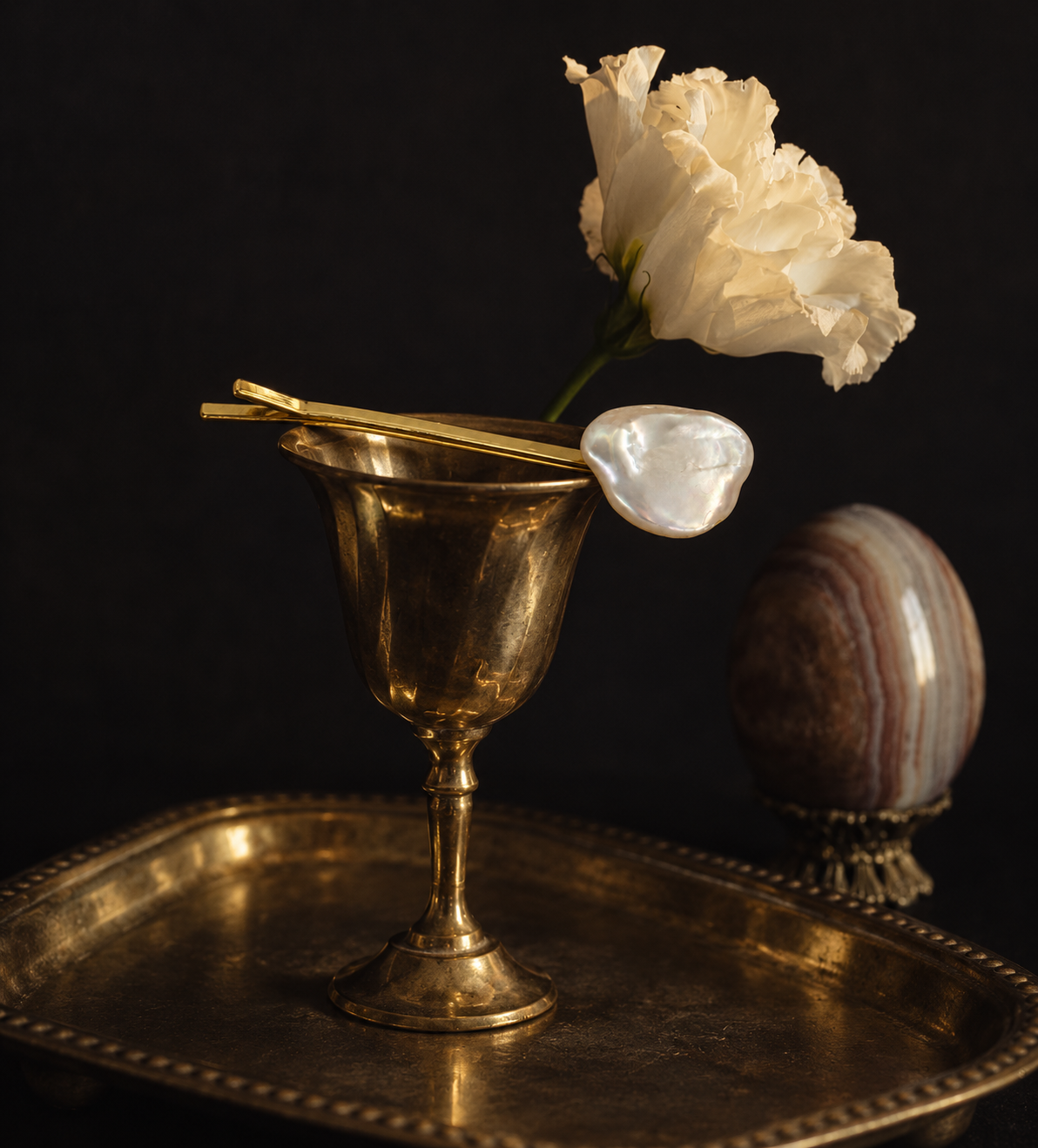 Single Baroque Pearl Hair Clip | UMI