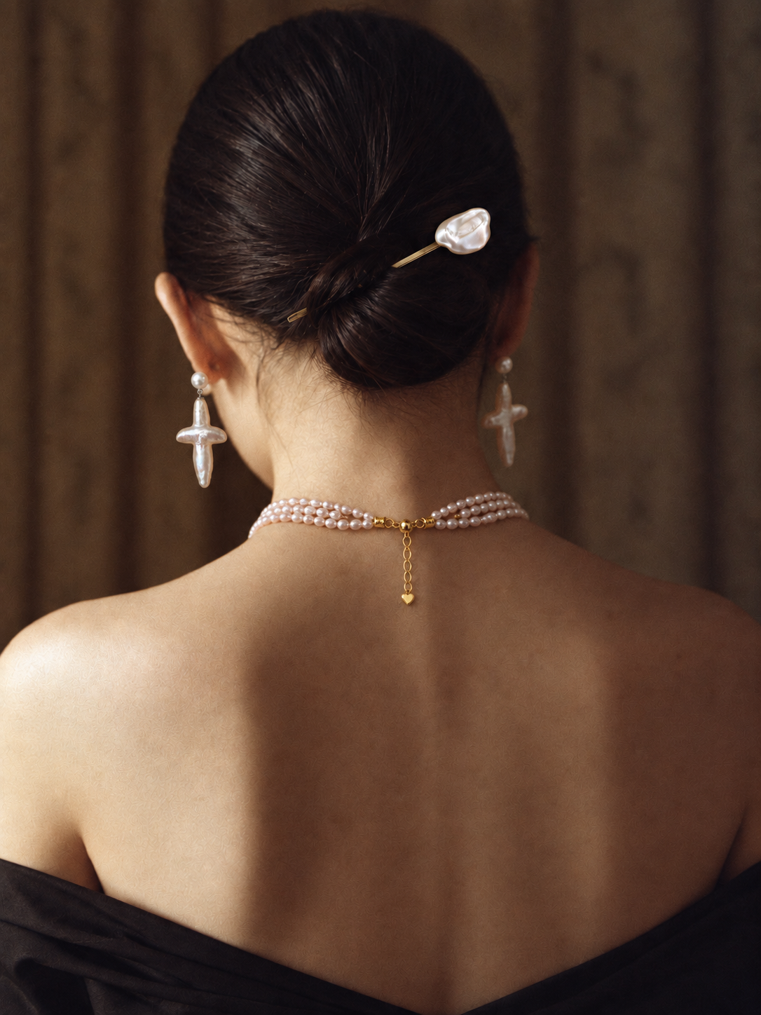 Single Baroque Pearl Hair Clip | UMI