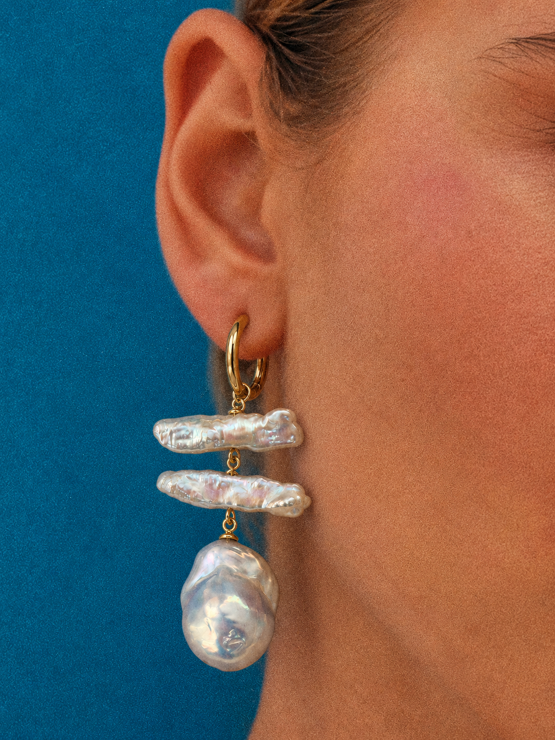Pearl Necklace with Detachable Baroque Pendant | TIDELINE