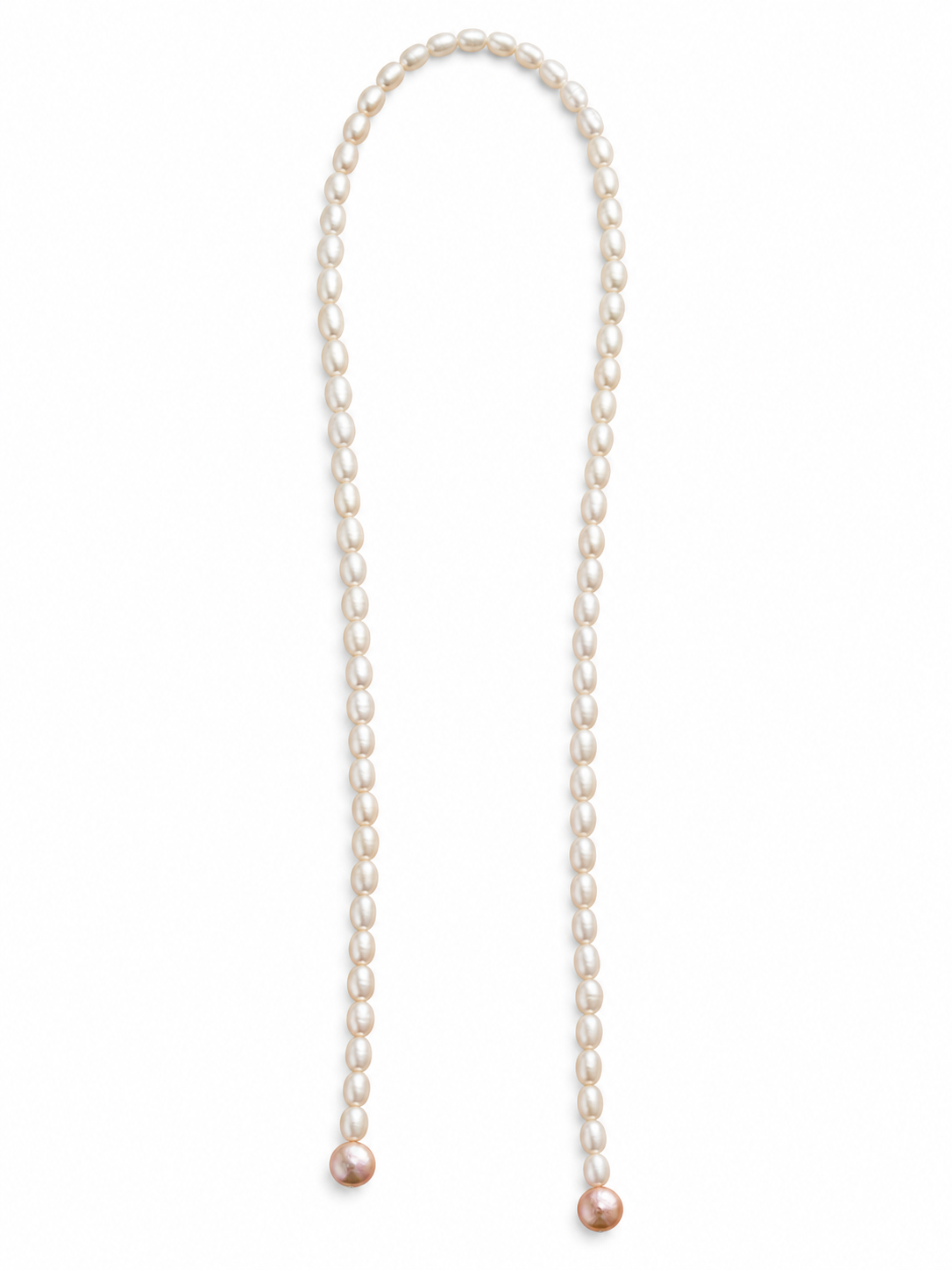 Long Baroque Pearl Lariat Multi Way Necklace | ELISE
