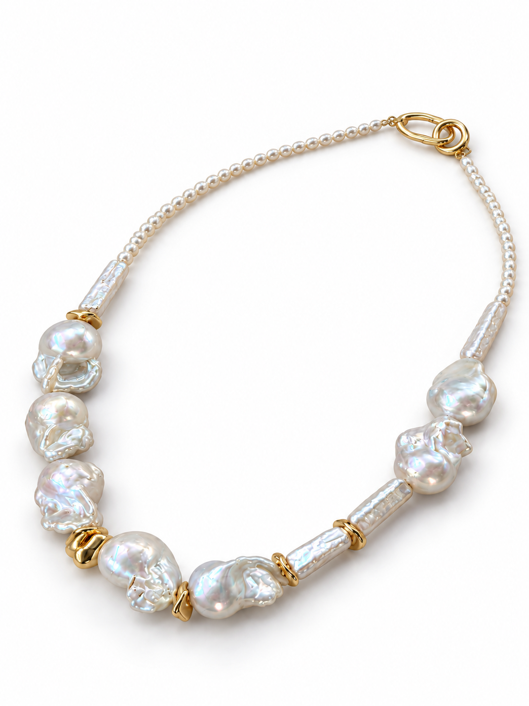 Baroque Pearl Statement Necklace | BELLA