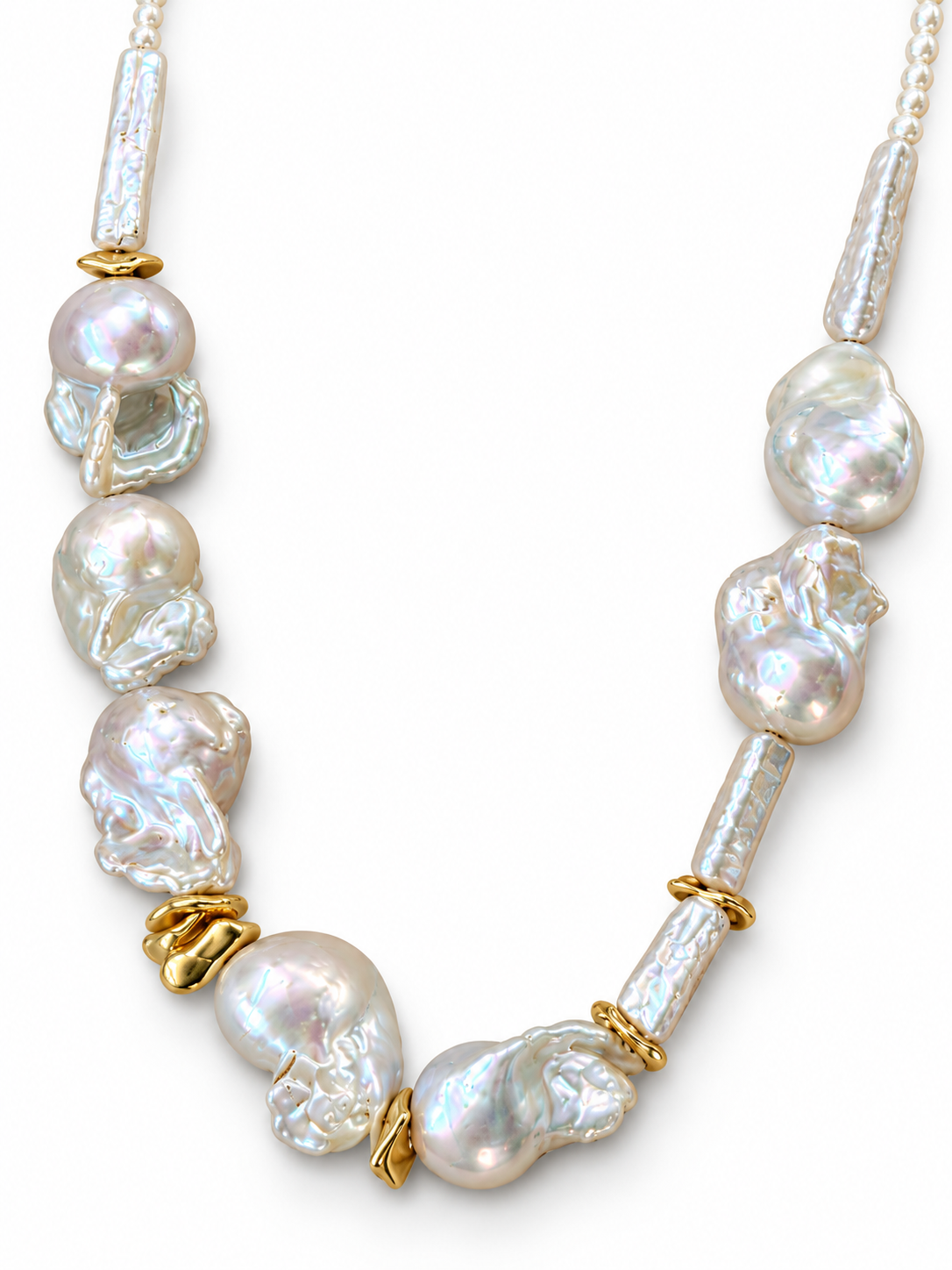 Baroque Pearl Statement Necklace | BELLA