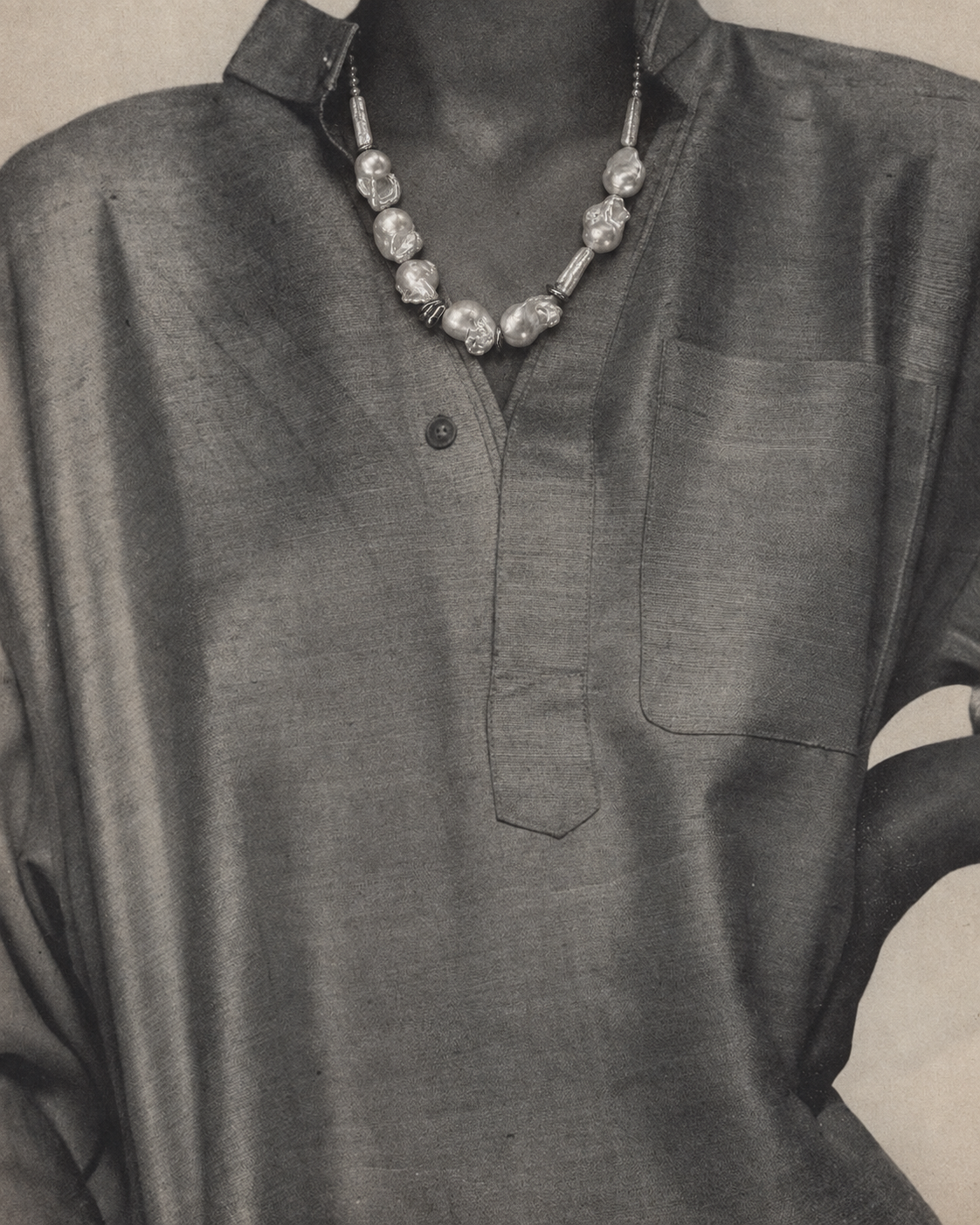 Baroque Pearl Statement Necklace | BELLA