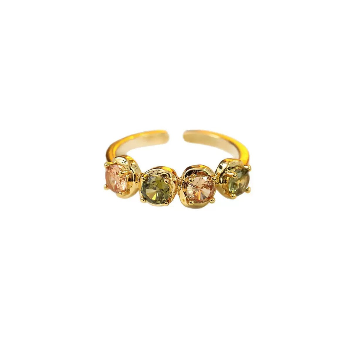 Jardín Solaire 4 diamonds ring