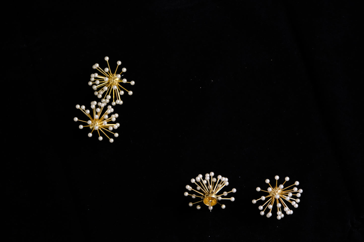 The DUOs Iconic Fireworks Pearly Earrings